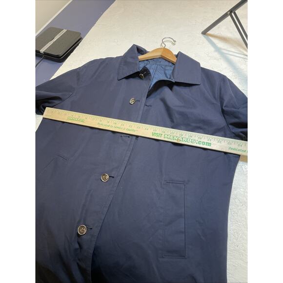 Reversible‎ Quilted Jacket – Men's XL Navy Button Front Joseph Abboud - Picture 5 of 5